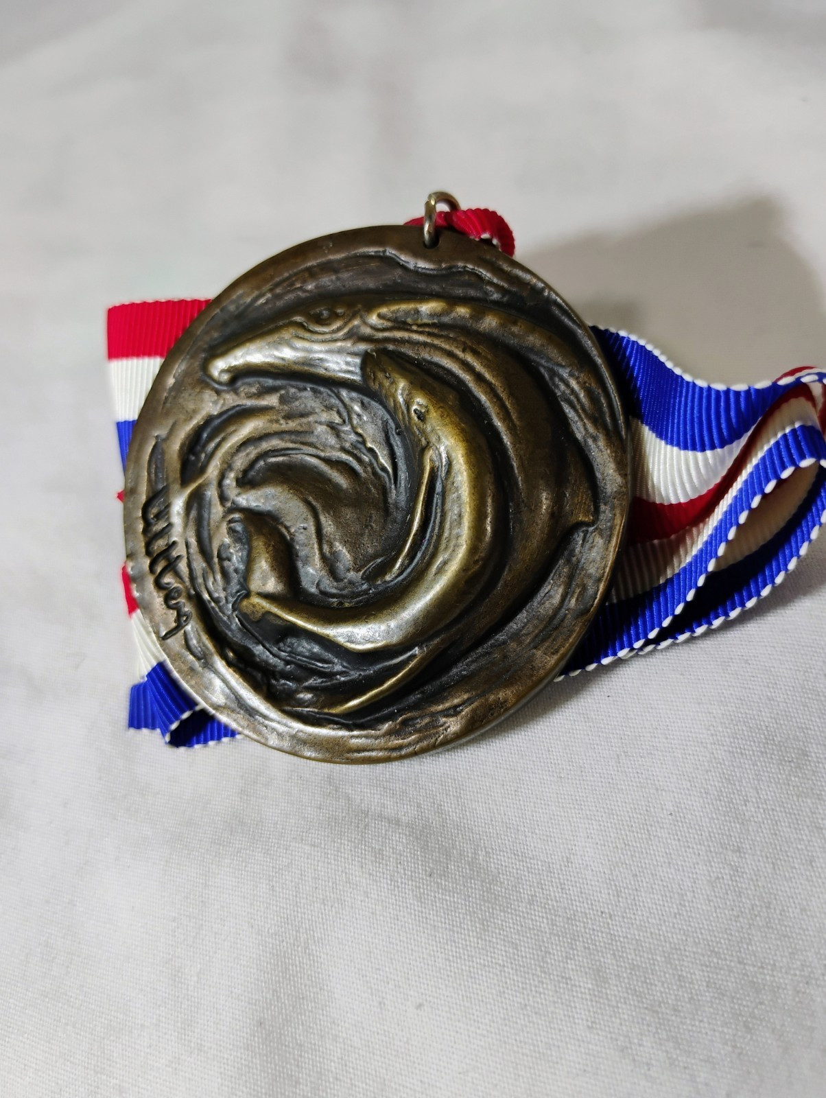 Vintage Bronze Medallion Issued by The Denver Rotary Club 1985