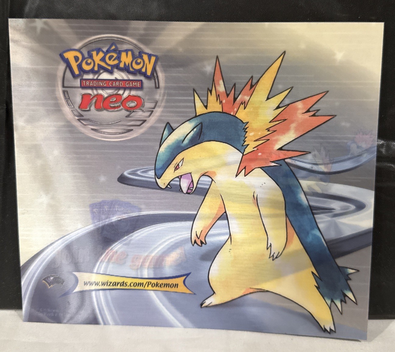 🔥 ULTRA RARE VINTAGE 2000 POKÉMON NEO GENESIS 3D LENTICULAR RETAIL STORE SIGN