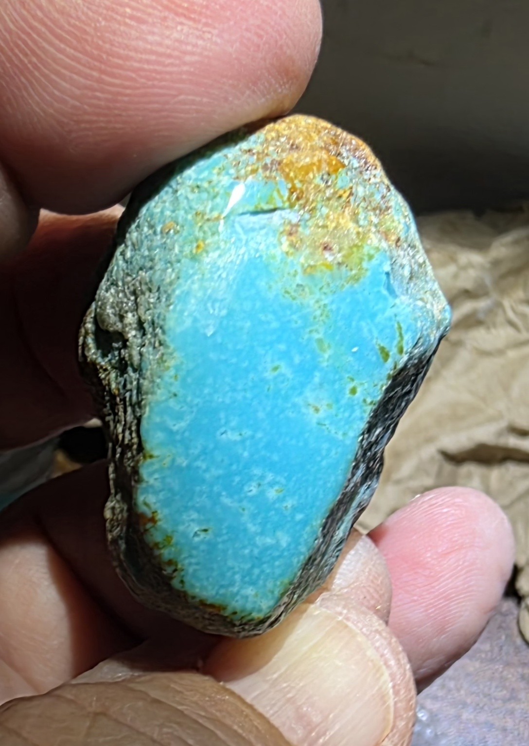 Beautiful Chunk Turquoise From Southwest US 119cts 