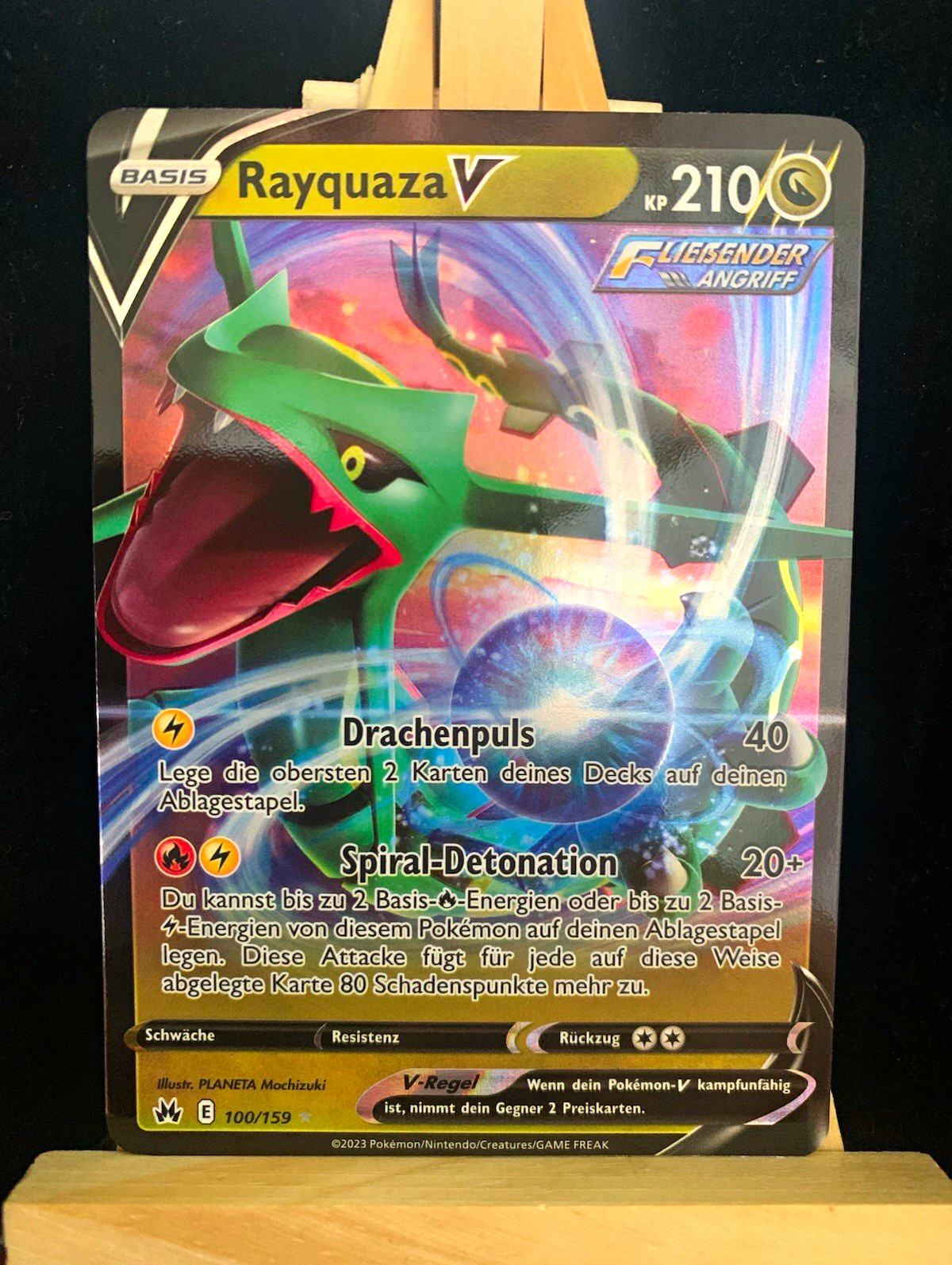 Pokemon TCG Rayquaza V Dragon Shift 100/159 German