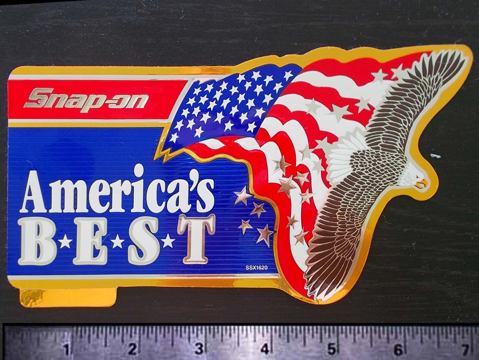 SNAP ON TOOLS America’s Best Eagle - Original Vintage 80's Racing Decal/Sticker