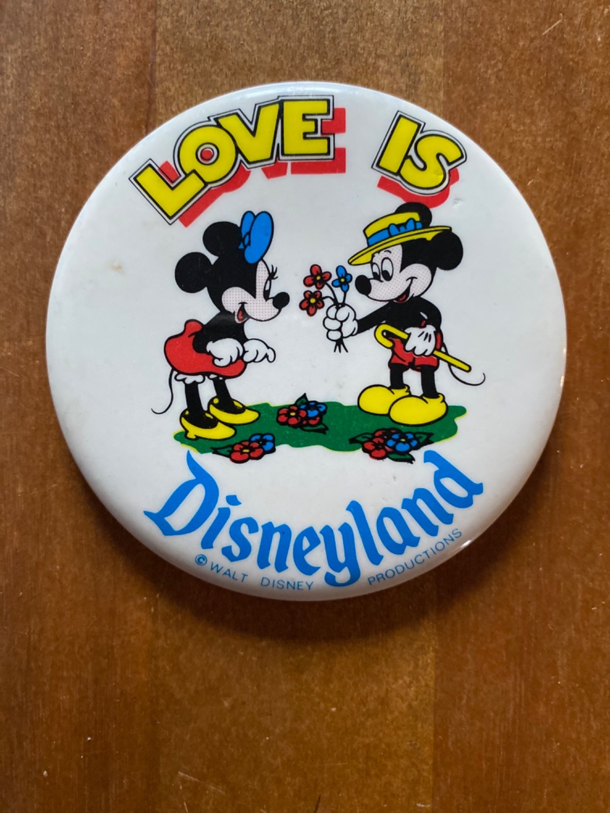 Vintage 1970s Disneyland Love Is Mickey Minnie Mouse 4