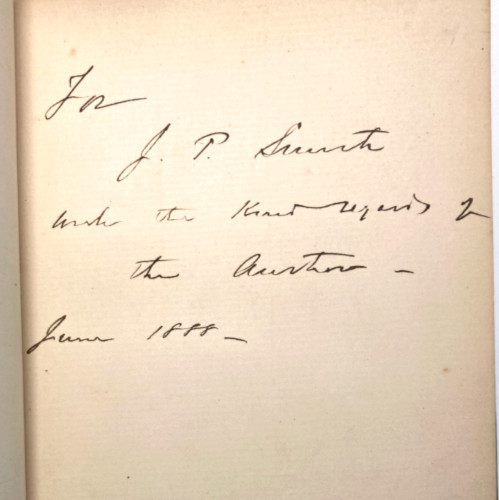 1880 STONEWALL JACKSON Valley Campaign 1st INSCRIBED to AIDE James Power Smith