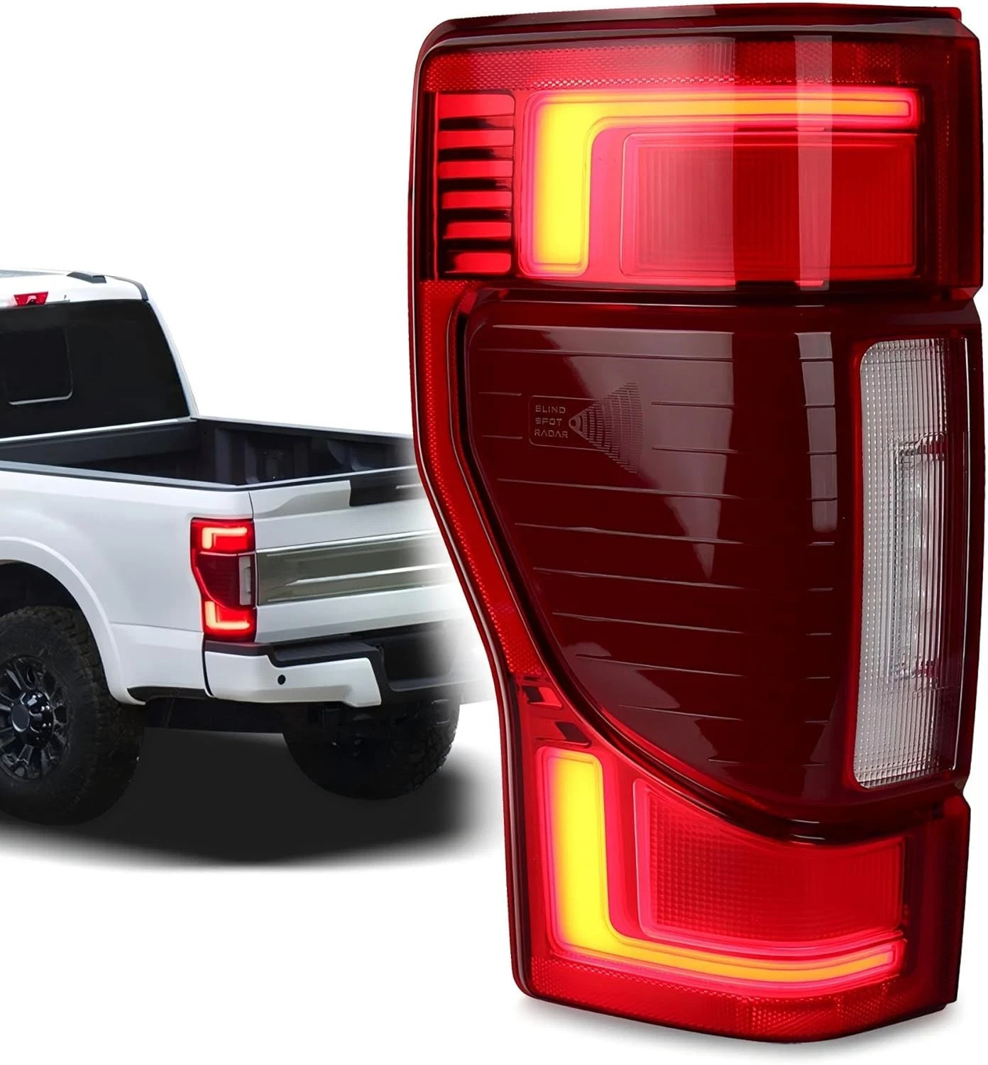 LED Tail Lights Compatible with 2020 2021 2022 Ford F250/F350 Super Duty Lariat/