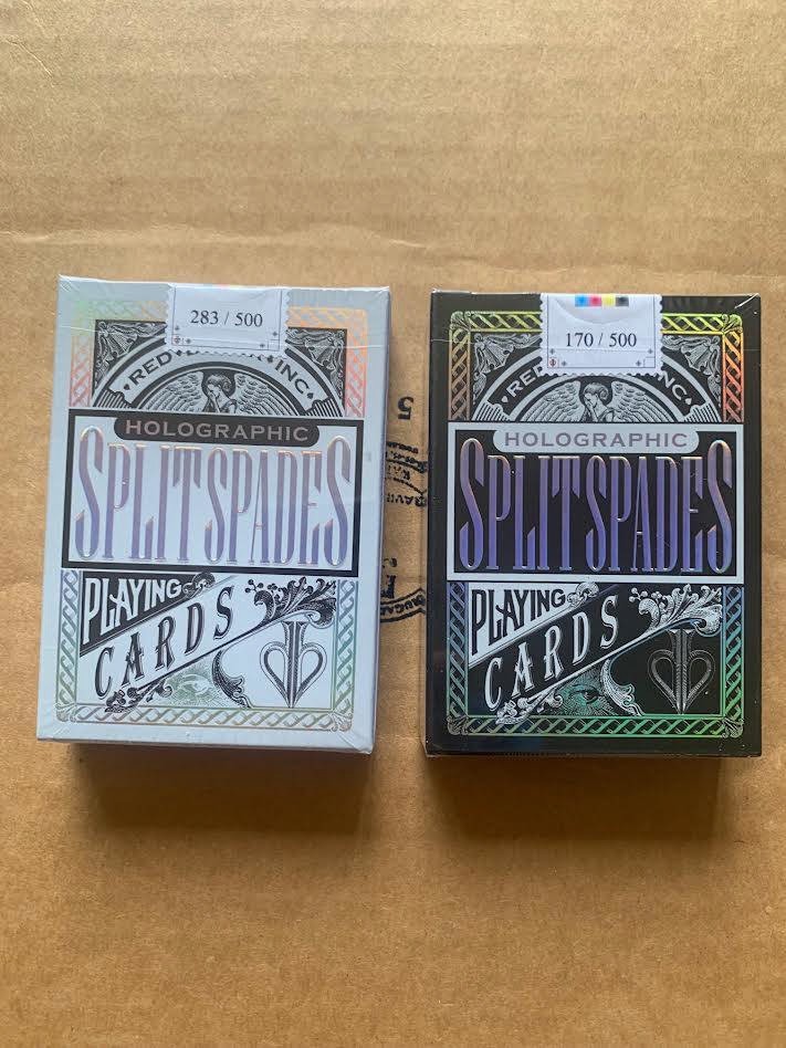 David Blaine Split Spades *Holographic Artist Proof* Set + Carat Case