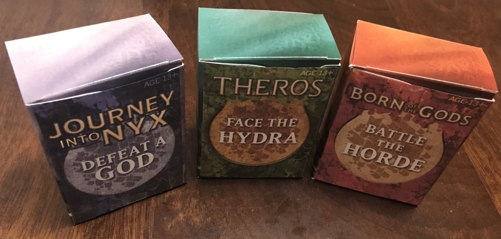 MTG Theros 3 Challenge Decks Face Hydra Battle the Horde Defeat a God Proxy Deck