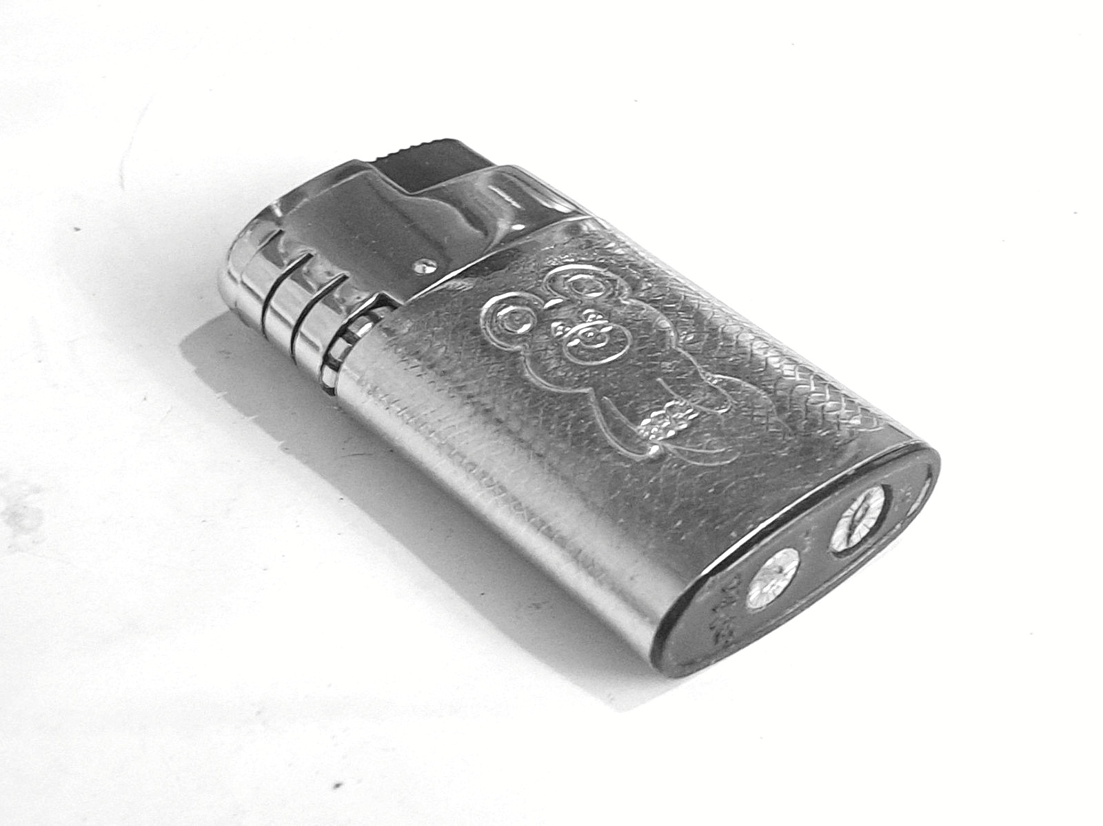 RAR vintage fully functional Gas Lighter with Moscow Olympic Bear - USSR 1970s