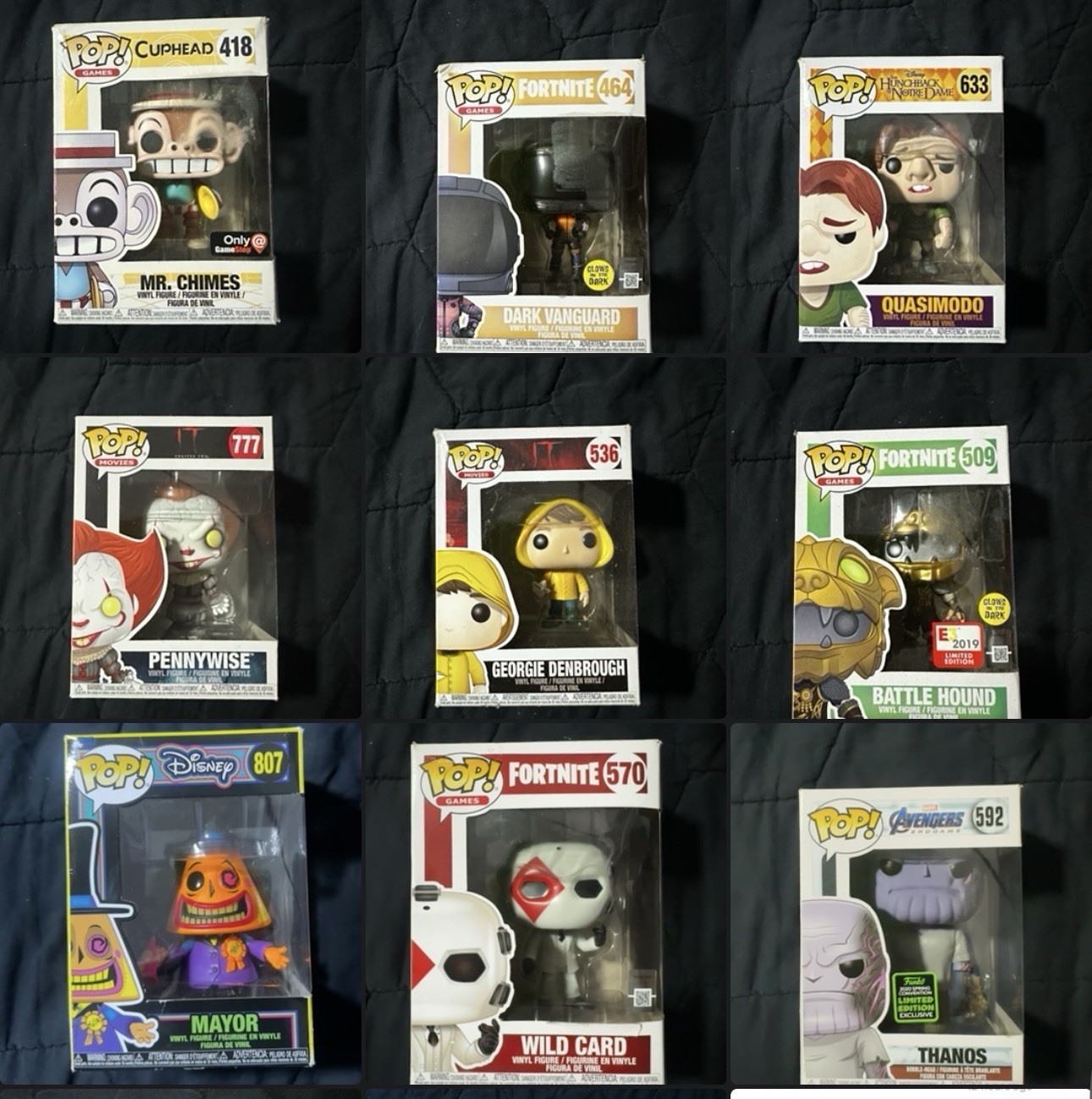 Funko Pops. Multiple To Choose From Message To Let Me Know Which One You Want.
