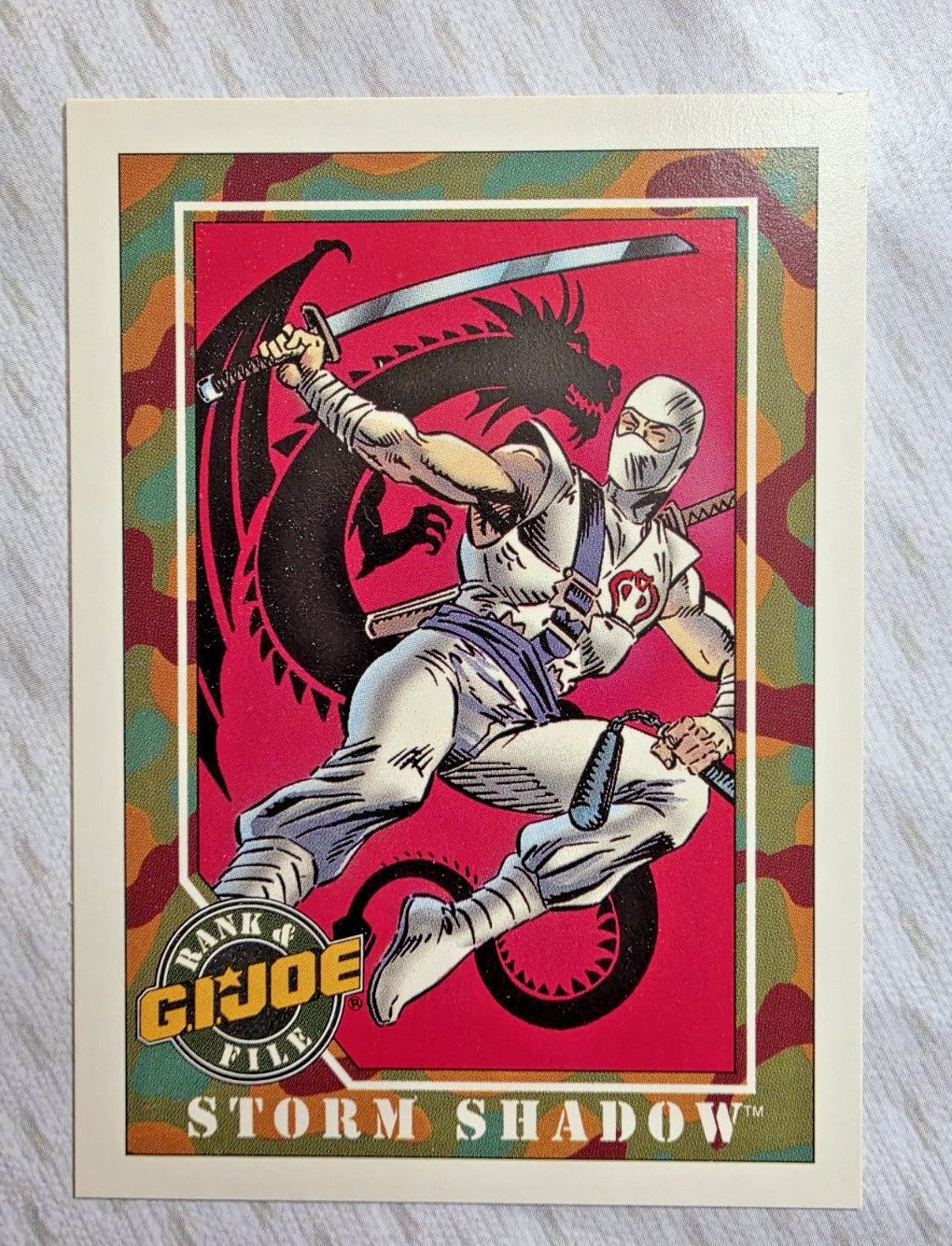 1991 Impel Hasbro - GI Joe Series 1 Trading Card - Storm Shadow #28