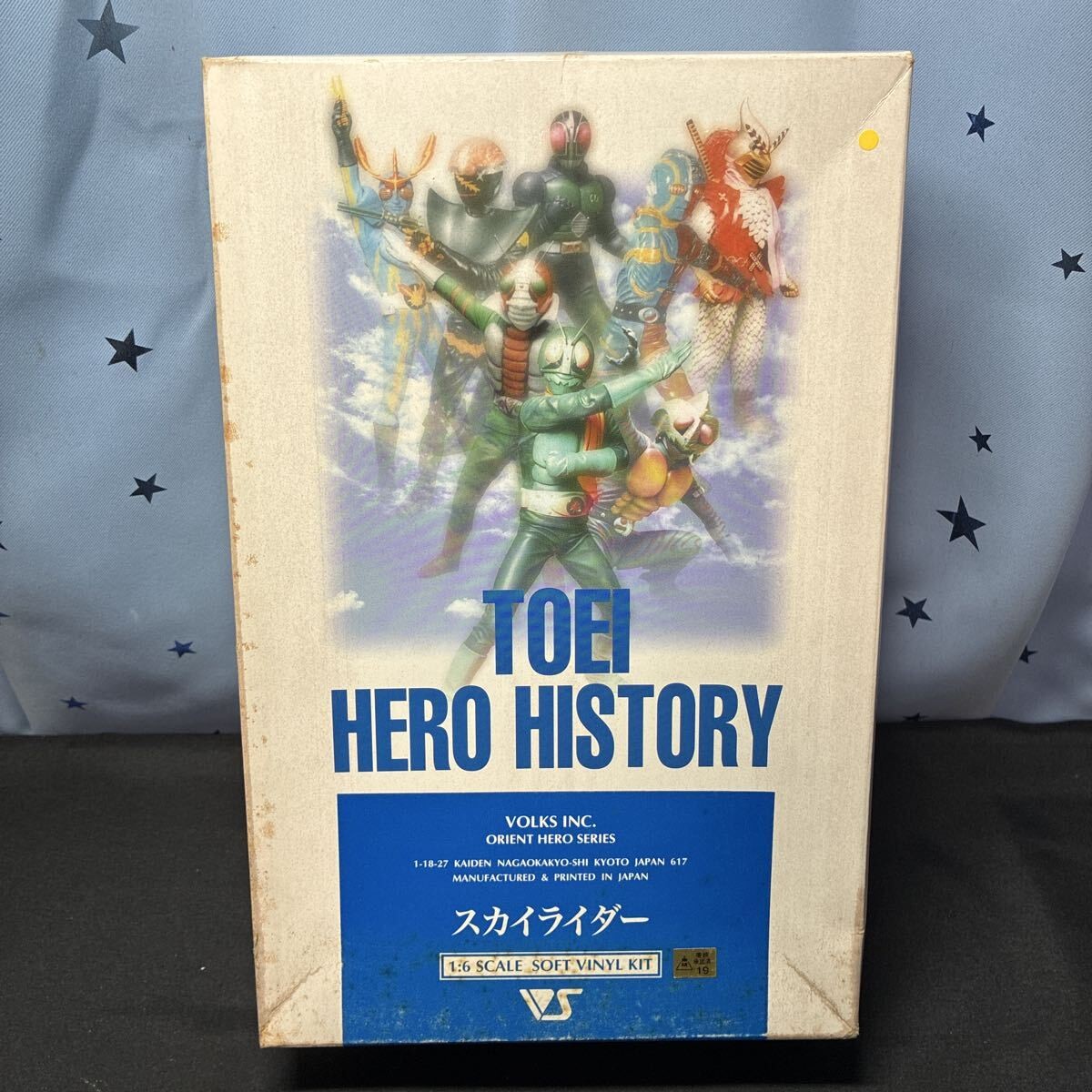Volks Toei Hero History Sky Rider Soft Vinyl Kit 1/6 Figure W/BOX F/S FEDEX