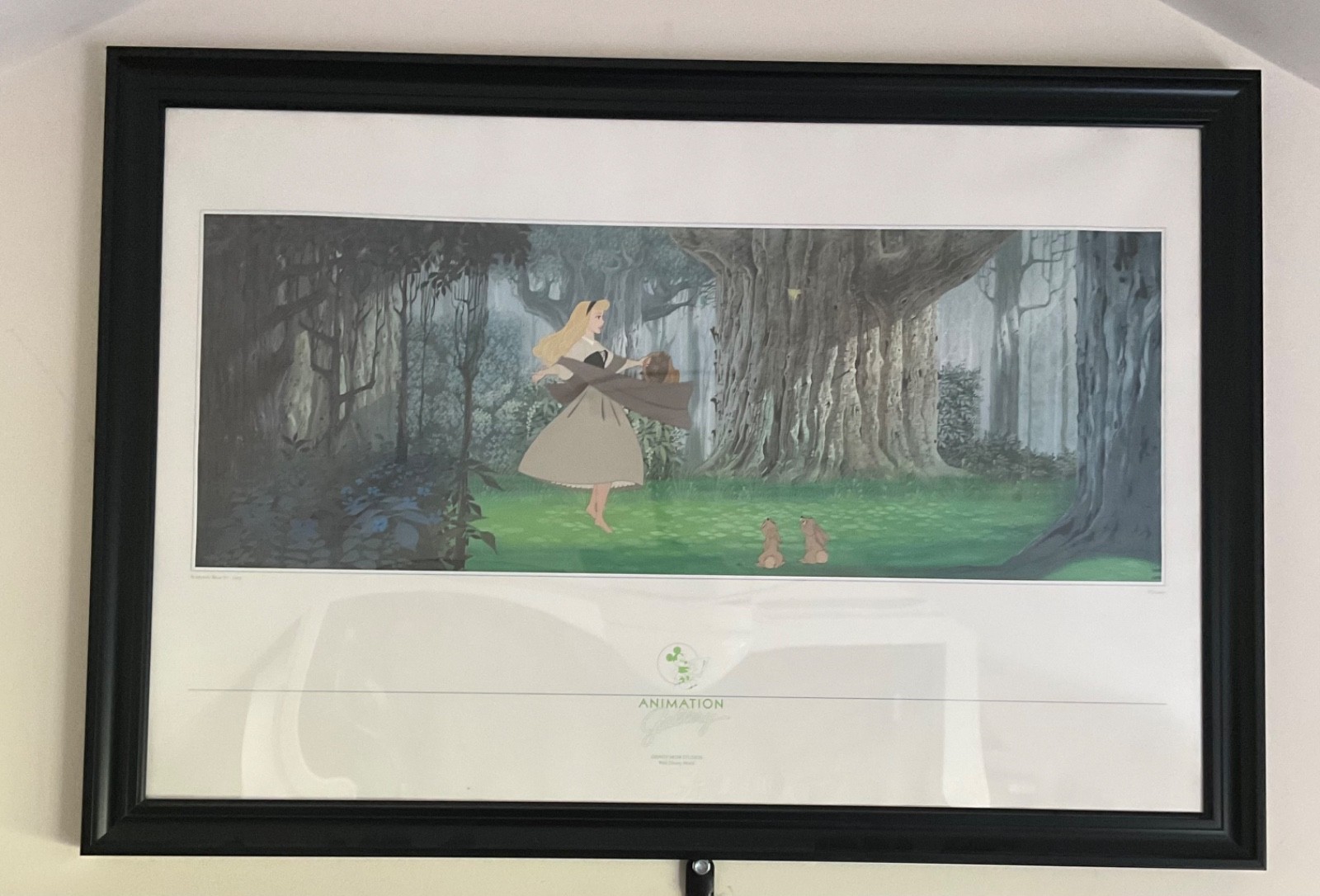 Vintage Disney, Sleeping Beauty, Briar Rose, Forest Art Print Eyvind Earle