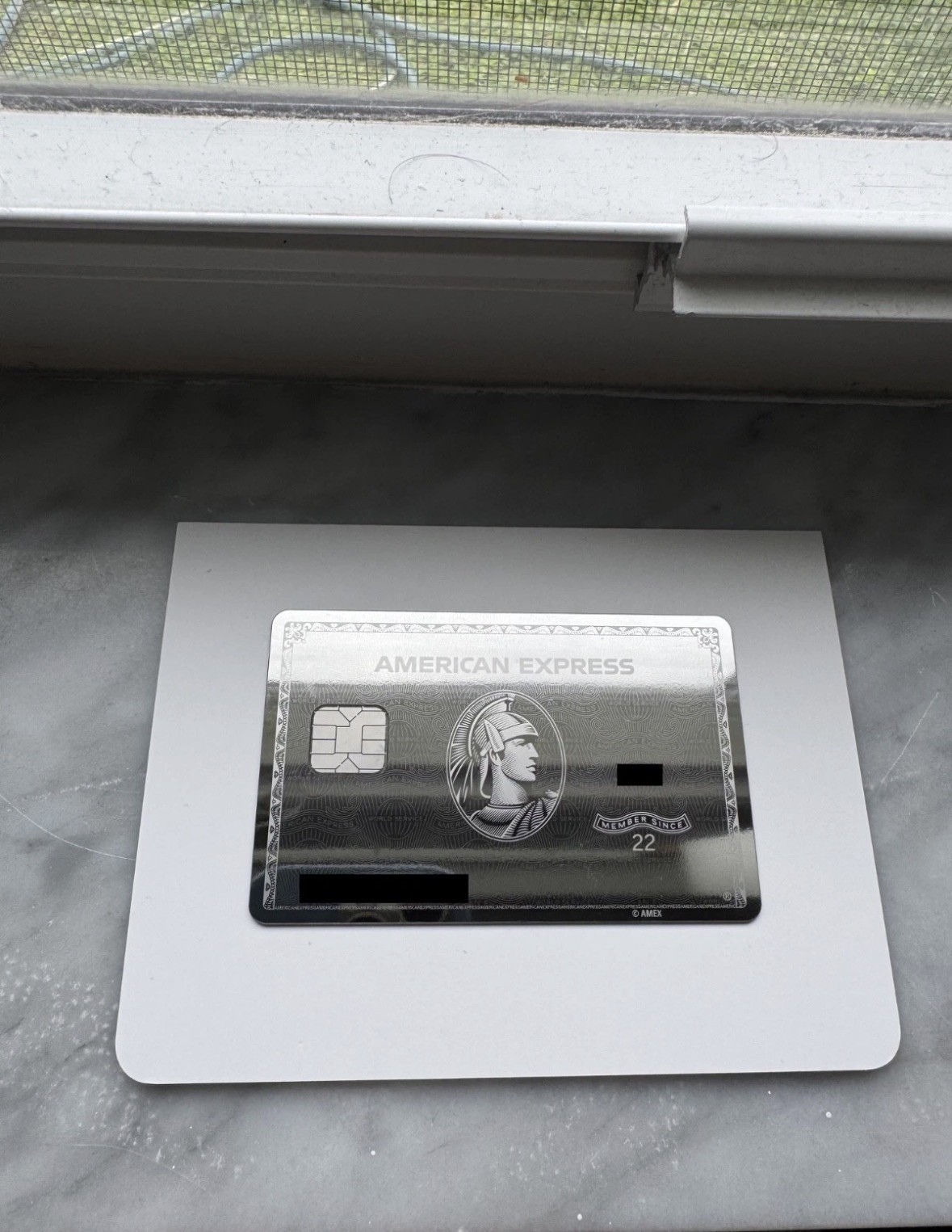LIMITED American Express Platinum Mirror Card. Authentic. Canceled.