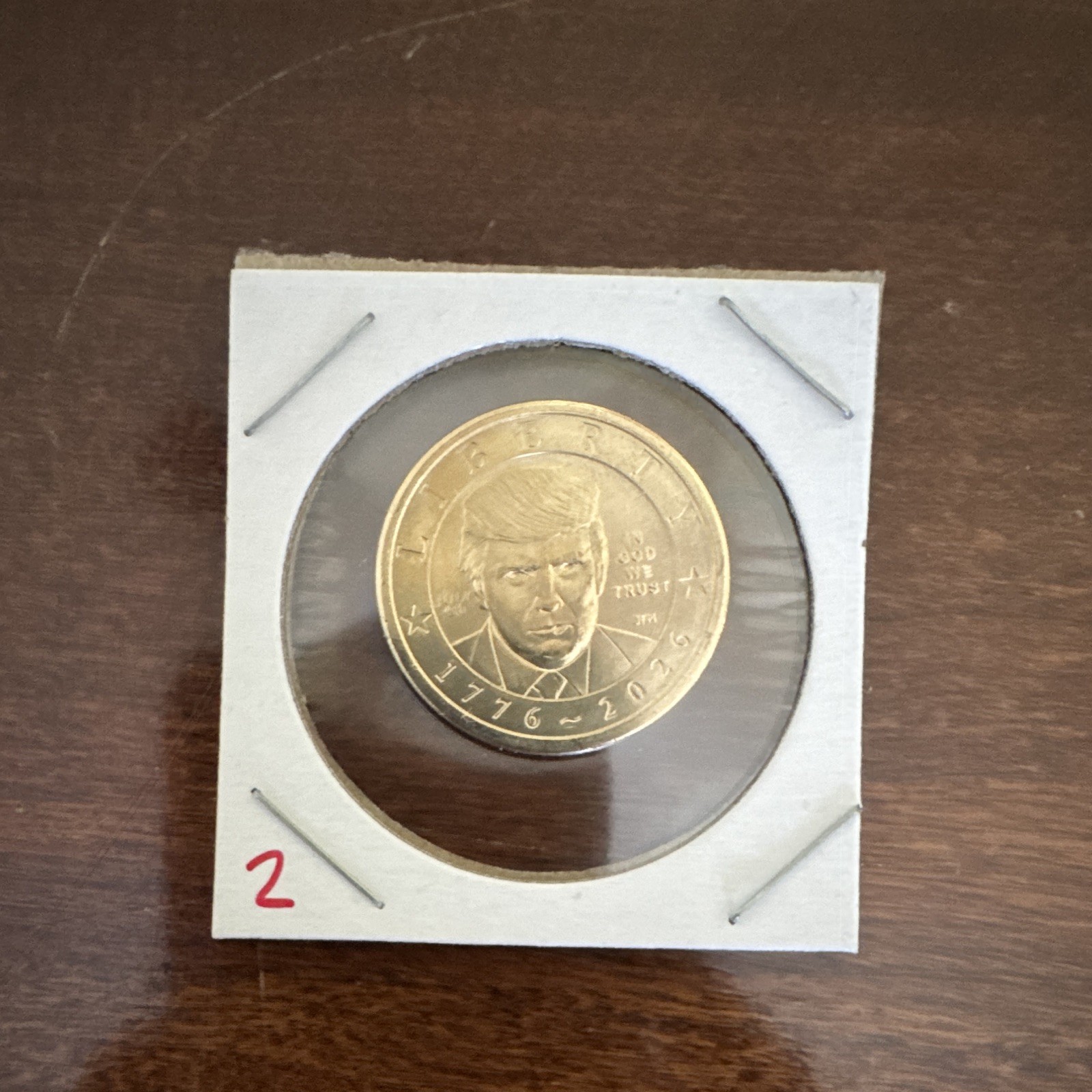 2026 Semiquincentennial Donald J. Trump $1 “July 4th” privy