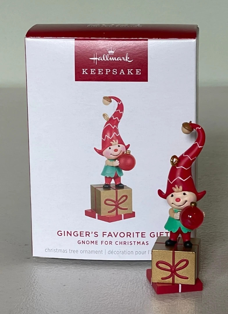 Hallmark 2024 GINGER\'S FAVORITE GIFT Limited Edition Ornament ~ NMIB-11-7-171