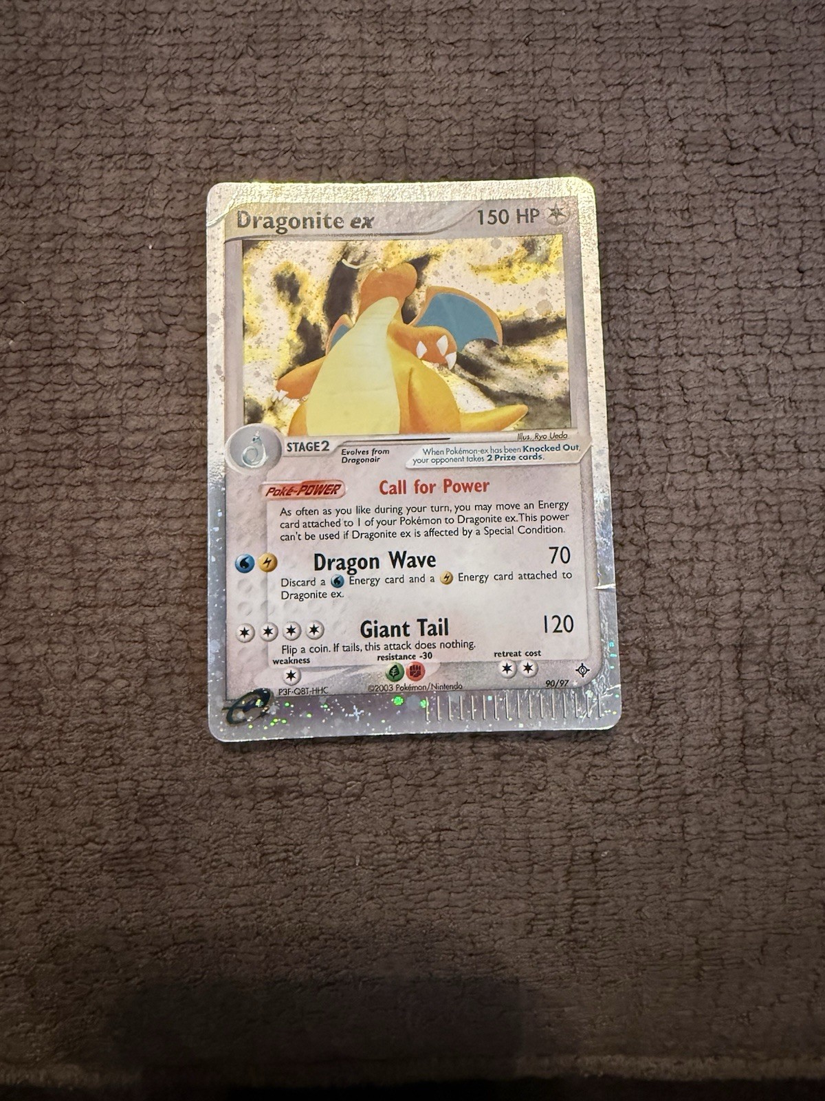 Dragonite ex 90/97 Dragon Pokemon Card TCG Holo 2003