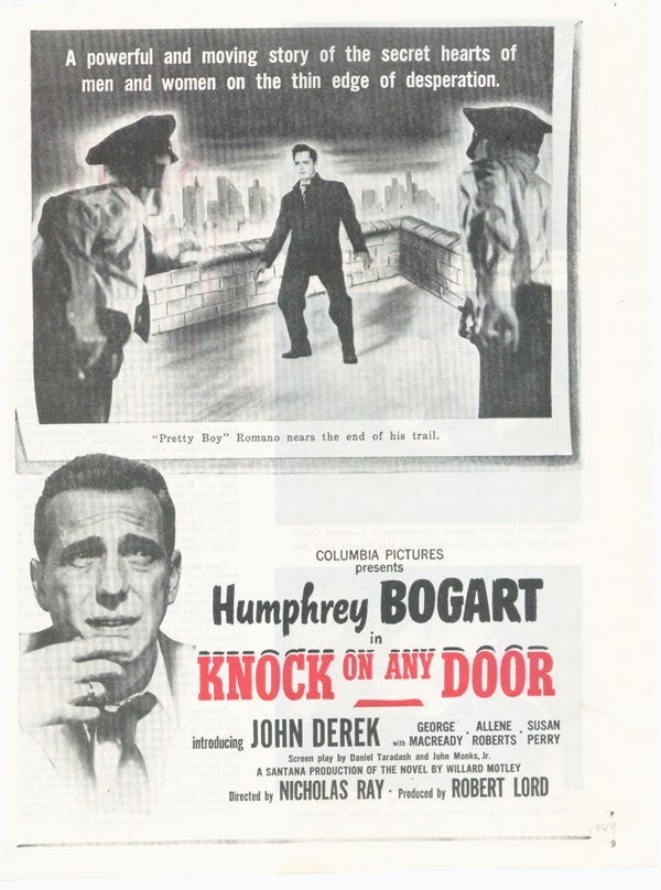 1949 LSB ADVENTURE DRAMA HUMPHREY BOG JOHN DEREK GEORGE MACREADY MOVIE AD17880