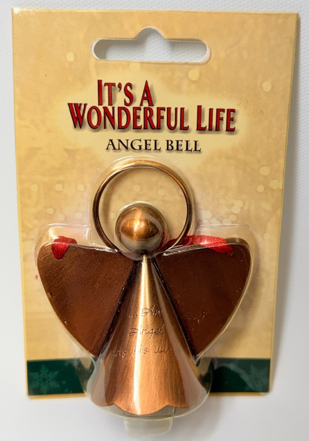 Enesco It's A Wonderful Life Angel Bell 109415 Every Time Bell Rings Angle Wings