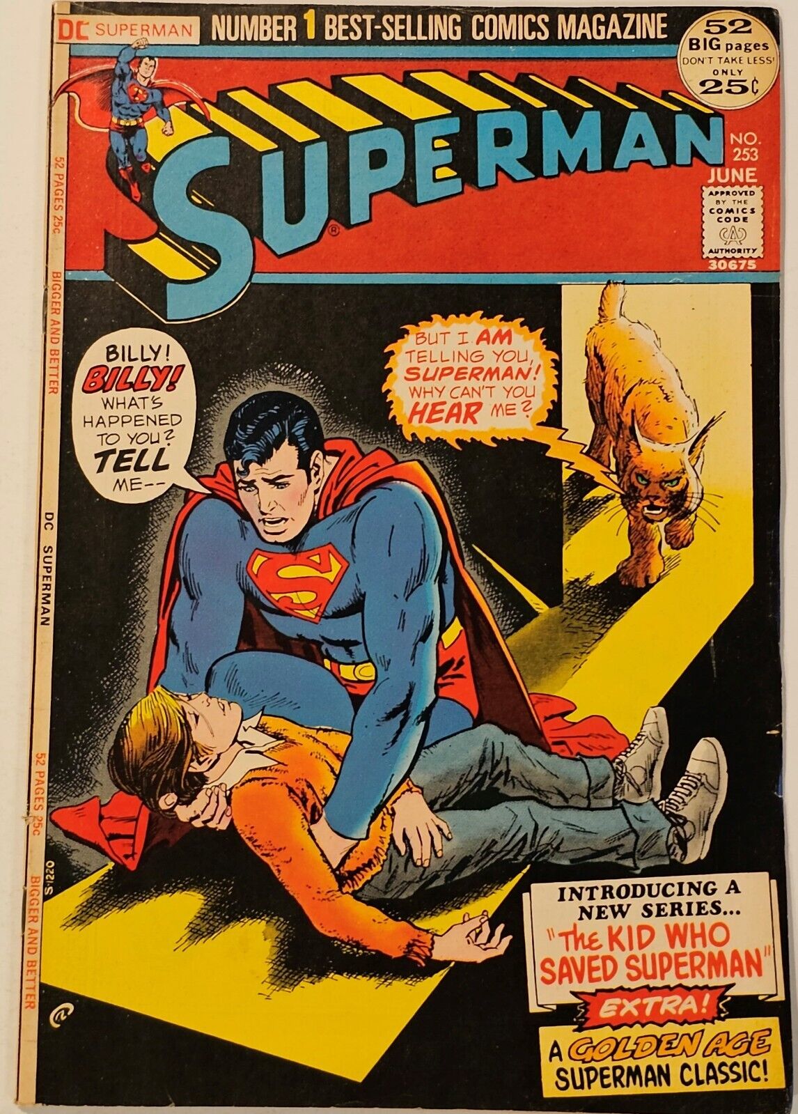Superman #253 - June 1972 - Complete Higher Grade - Very Nice