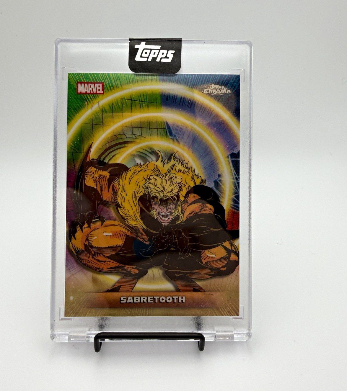 Topps 2026 Topps Chrome Marvel Sabretooth Superfractor Insert #34 Card 1/1