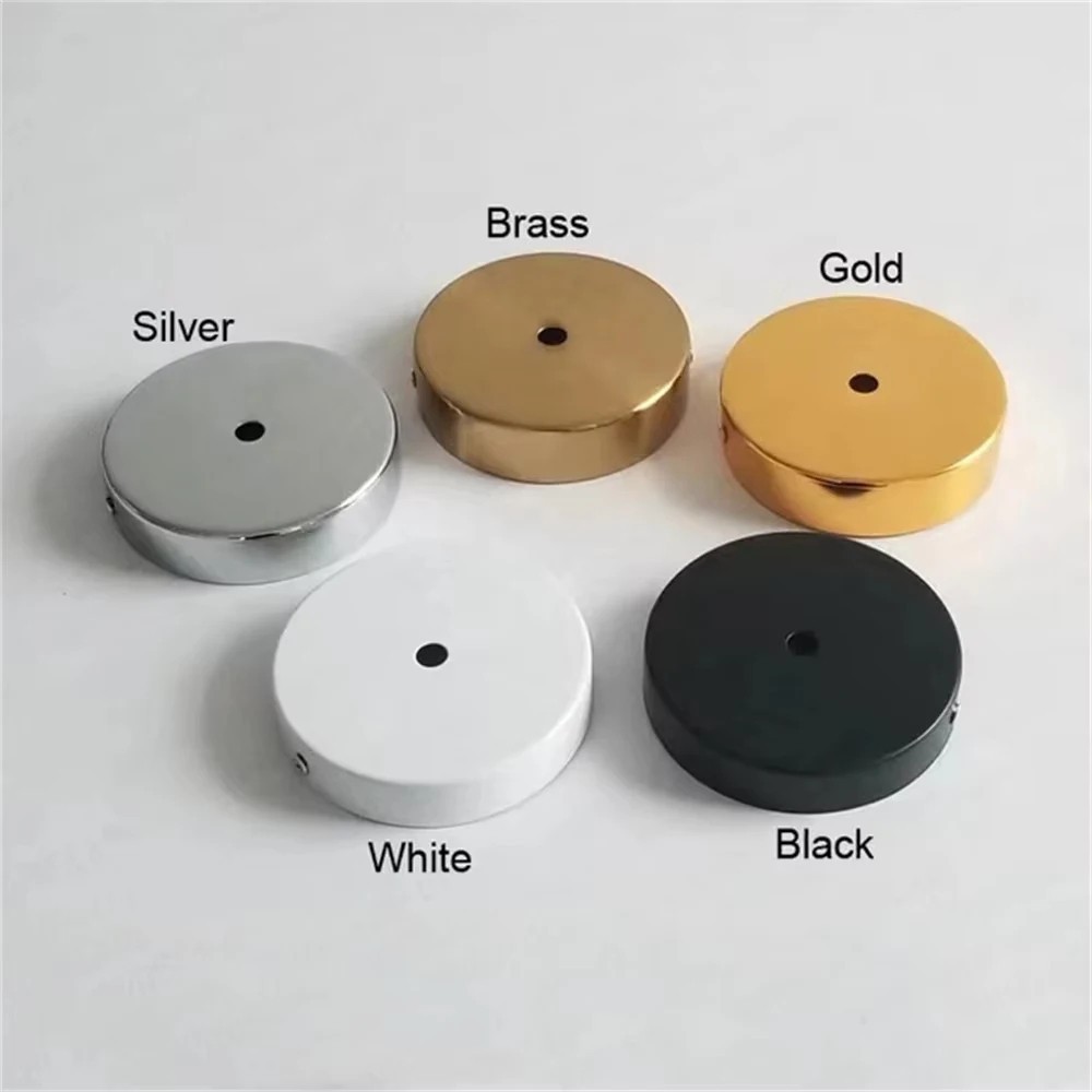 Ceiling Canopy Plate 12cm Wall Sconce Mount Vintage Pendant Lamp Disc Base Rose
