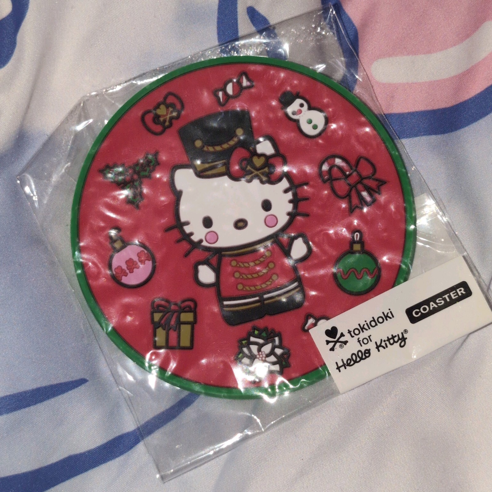 Tokidoki For Hello Kitty Christmas Coaster New SOLDIER NUTCRAKER