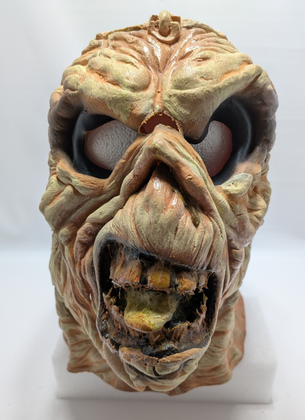 RARE Vintage Don Post Eddie Mask 1988 Iron Maiden Piece of Mind *Read Flaws*