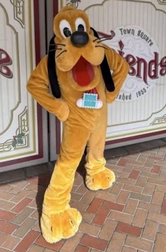 DISNEYLAND PLUTO CAST MEMBER CHARACTER COSTUME FOOT