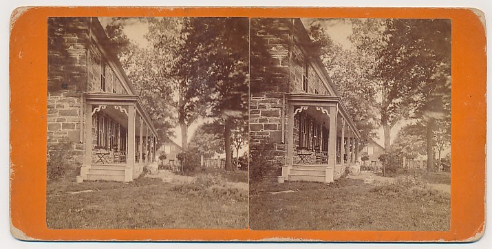 NEW YORK SV - Hudson River - Kingston Home - Edward Lewis 1870s