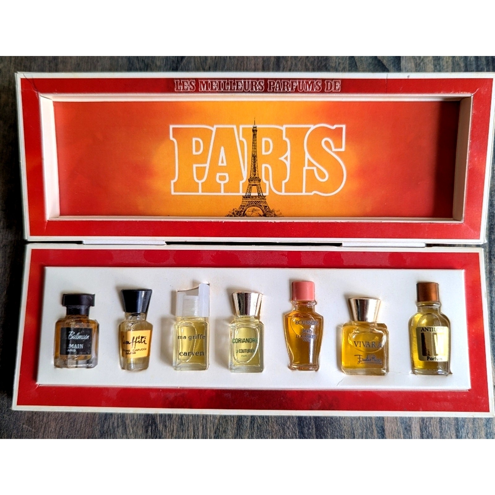 Les Meilleurs Parfums De Paris Miniatures Perfume Set & Original Box Collectible