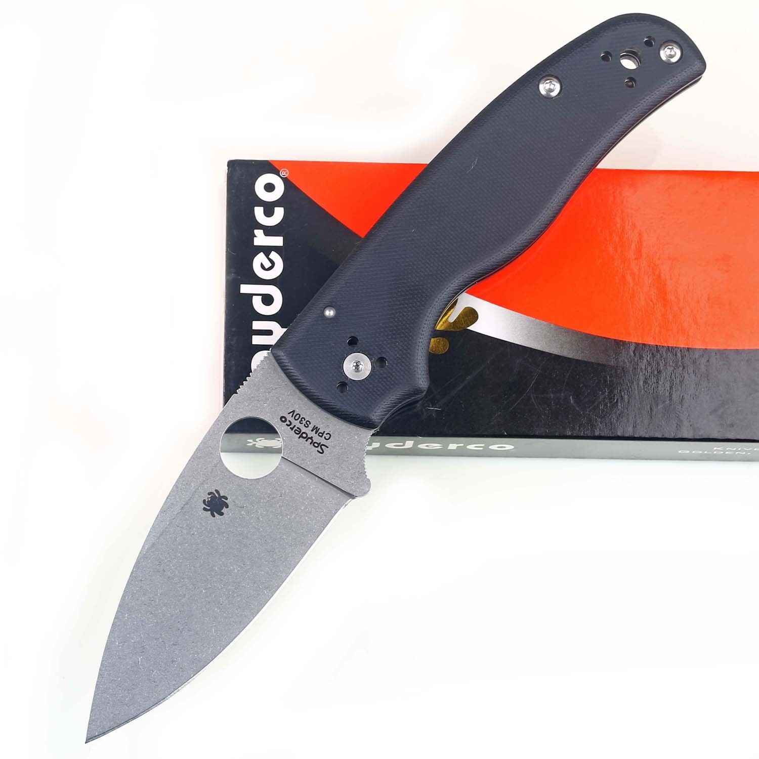 Shaman Custom Bblack G10 Handle Lock Back Big Size Pocket Knife Outdoor Hunting