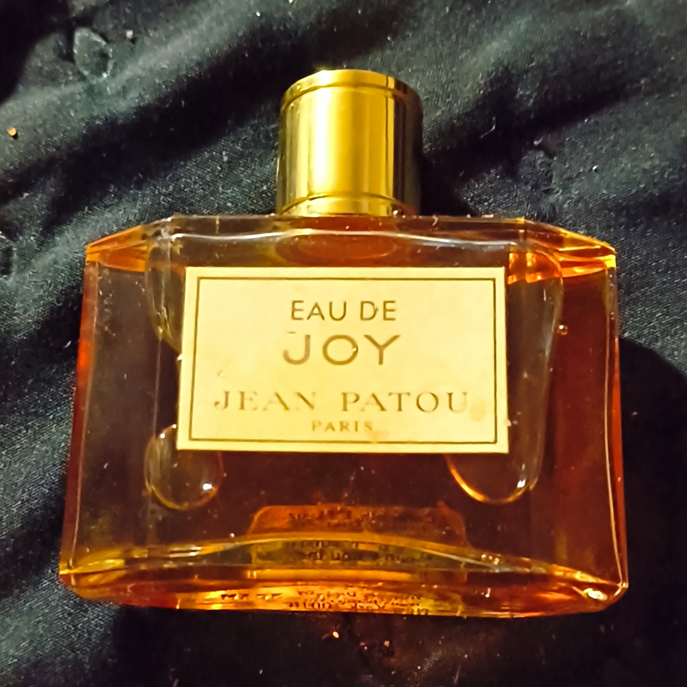 Jean Patou Paris Eau de Joy Collectible Perfume Bottle Contents 1 fl oz