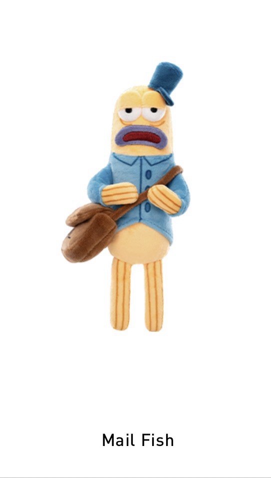 FS Popmart Residents of Bikini Bottom-Whimsical Plush Part 2 - Mail Fish FS Popmart Residents of Bikini Bottom-Whimsical Plush Part 2 - Mail Fish