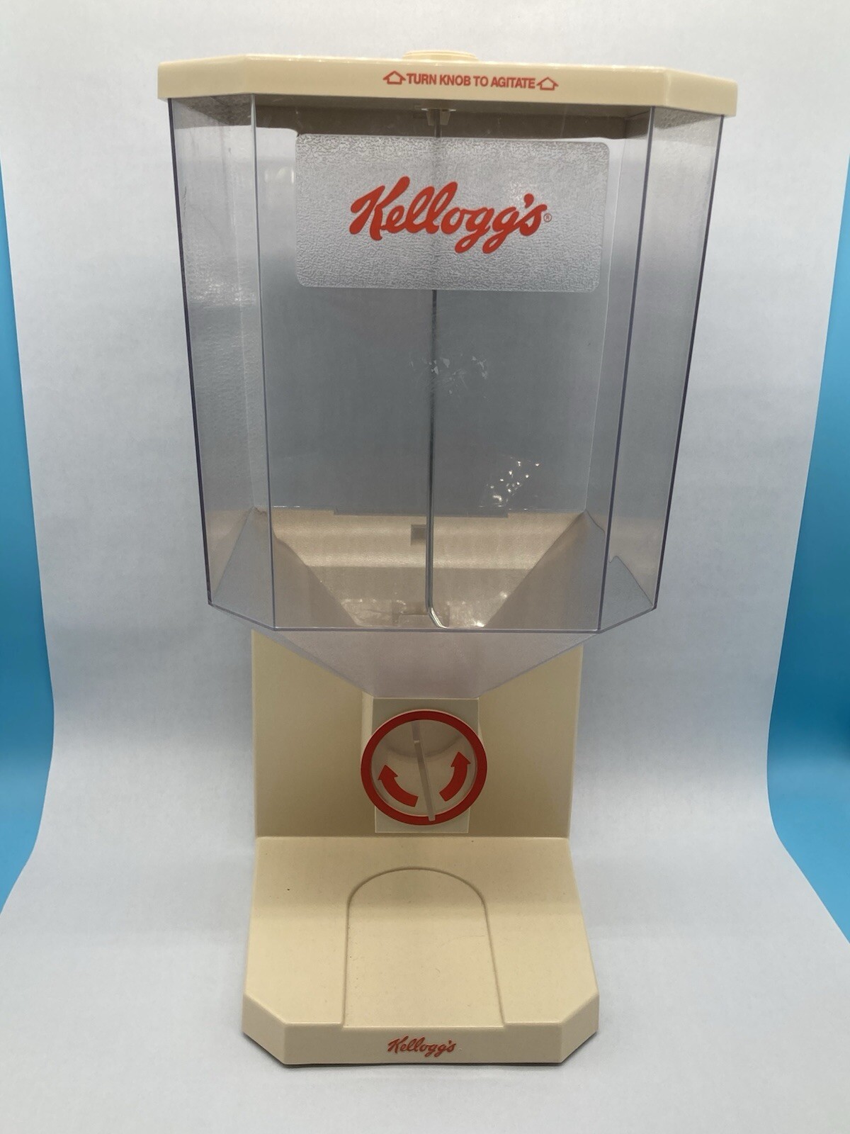 Rare Vintage 1986 Kellogg Company Cereal Dispenser Store Display Model #2005