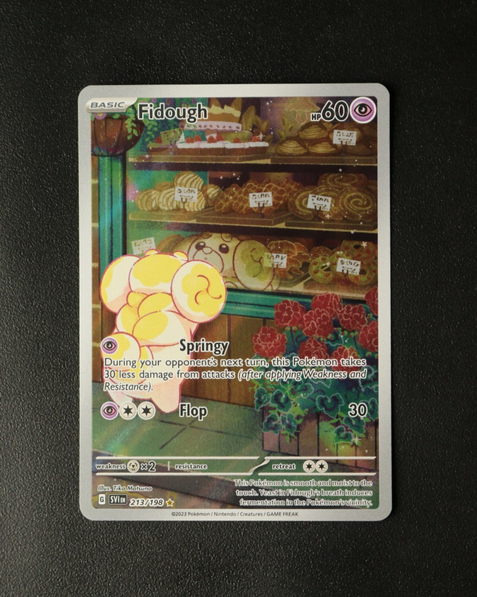 Pokémon Card - Fidough 213/198 - Scarlet & Violet Base - Illustration Rare - NM⭐