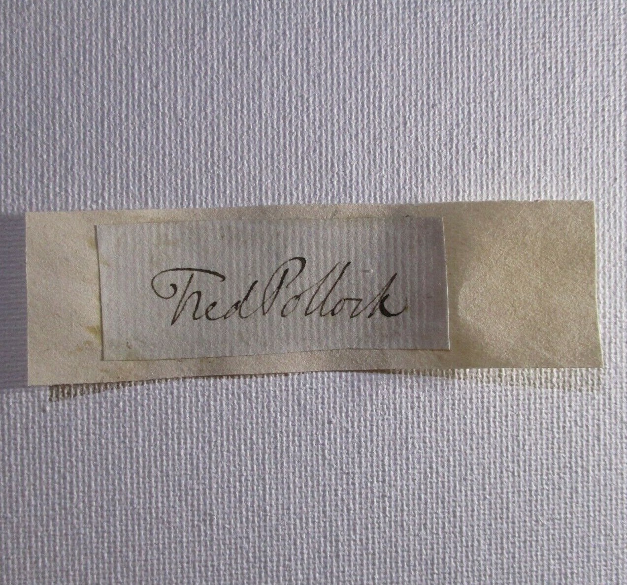 Sir Frederick Pollock, 1st Baronet, Autograph Signed, 1783-1870 Attorney General