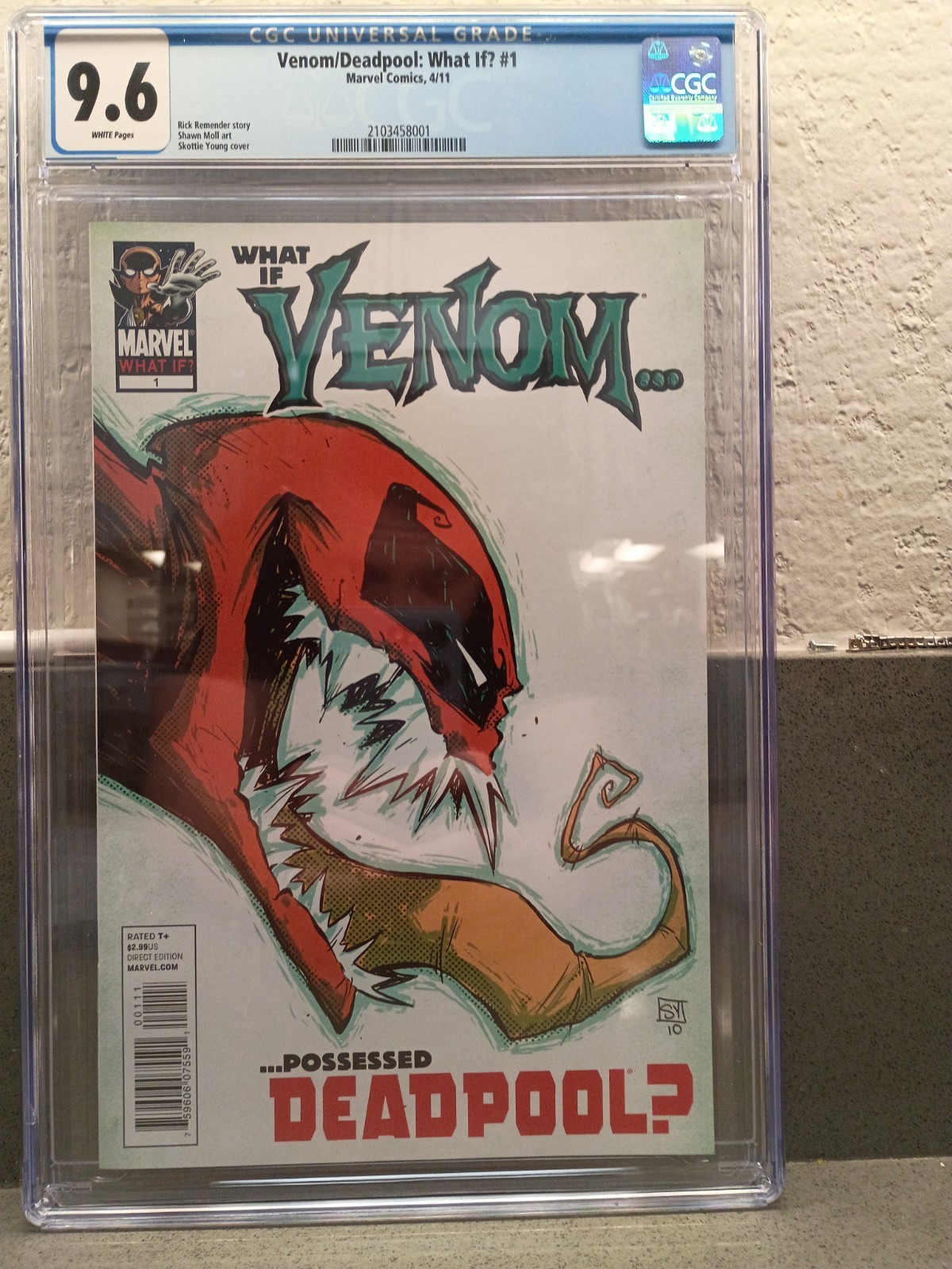 What If? Venom Possessed Deadpool #1 Hot Key CGC 9.6 NM+ Venompool 1st Pr Marvel