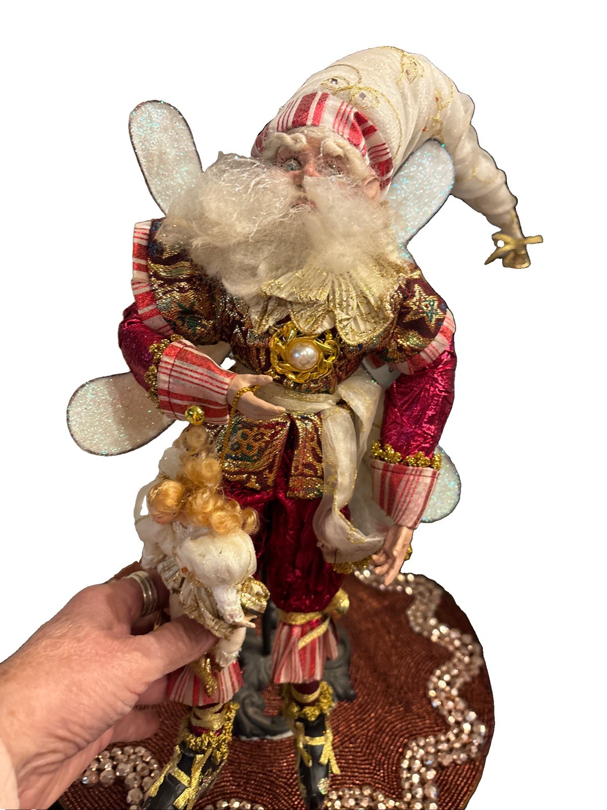 Vintage Limited Edition MARK ROBERTS Fairy Elf  NUTCRACKER Doll 15”Retired Rare
