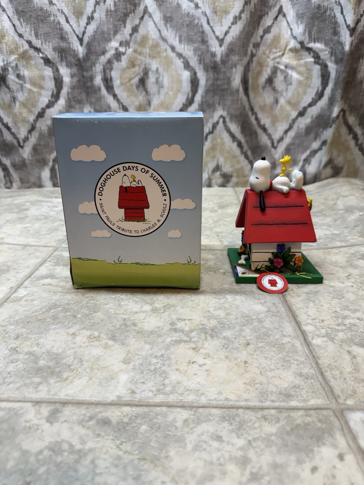 RARE Snoopy Peanuts Westland Doghouse Days of Summer Best Buds # 8638