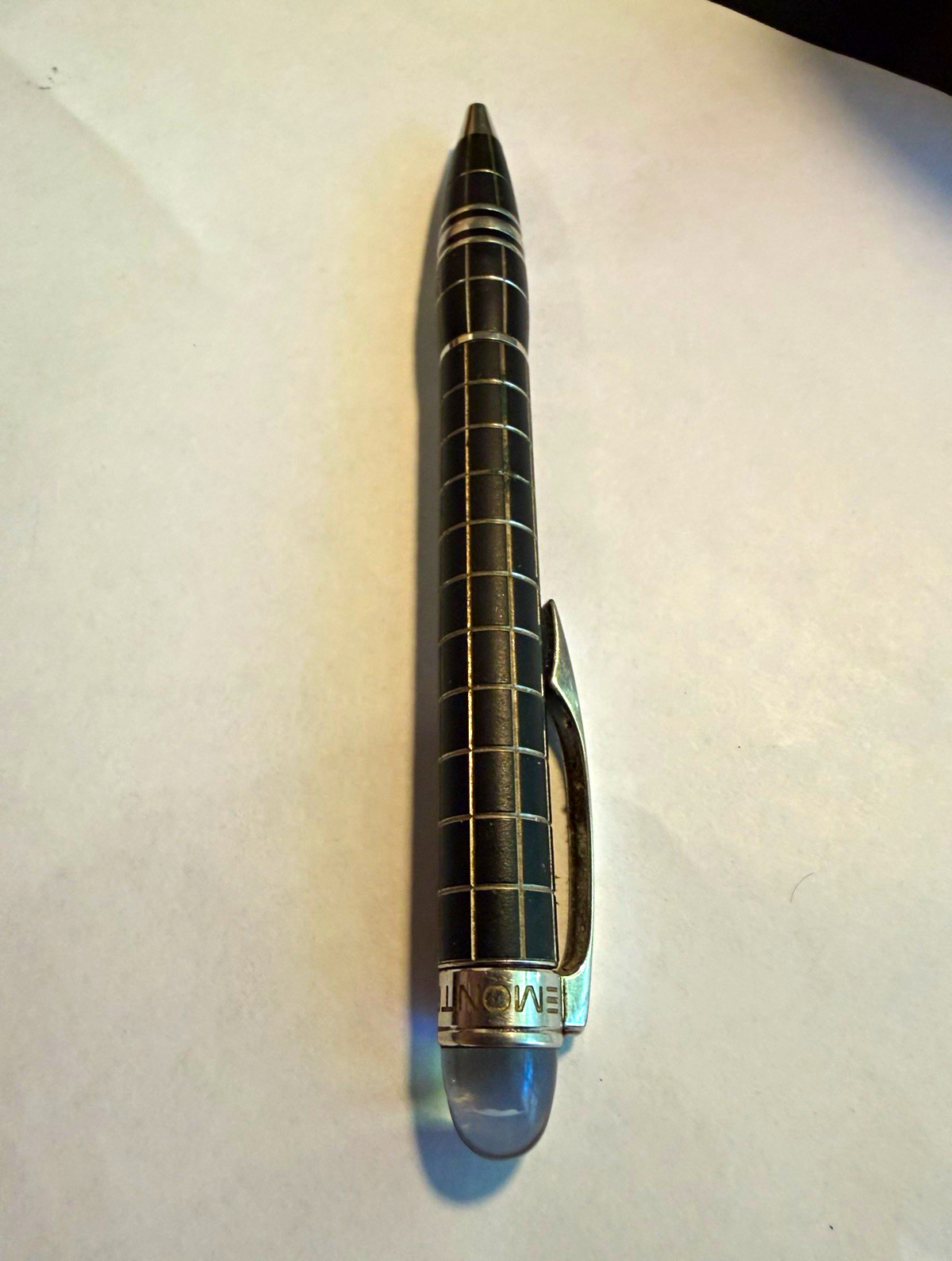 Montblanc StarWalker Metal Rubber Ballpoint Pen, Black Chrome Trim - Used