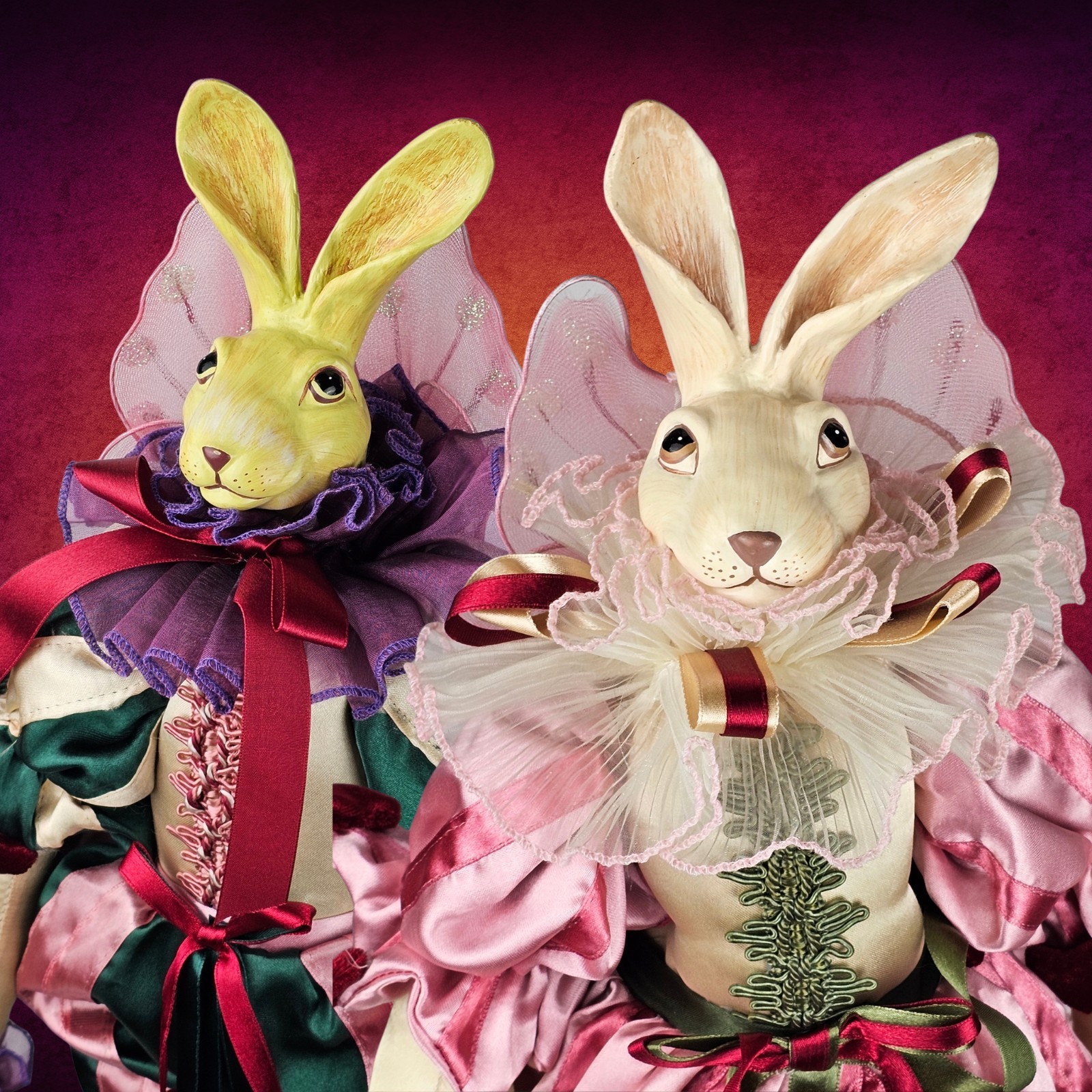 Vintage Katherine\'s Collection Wayne Kleski Fairy Rabbit Dolls 24\