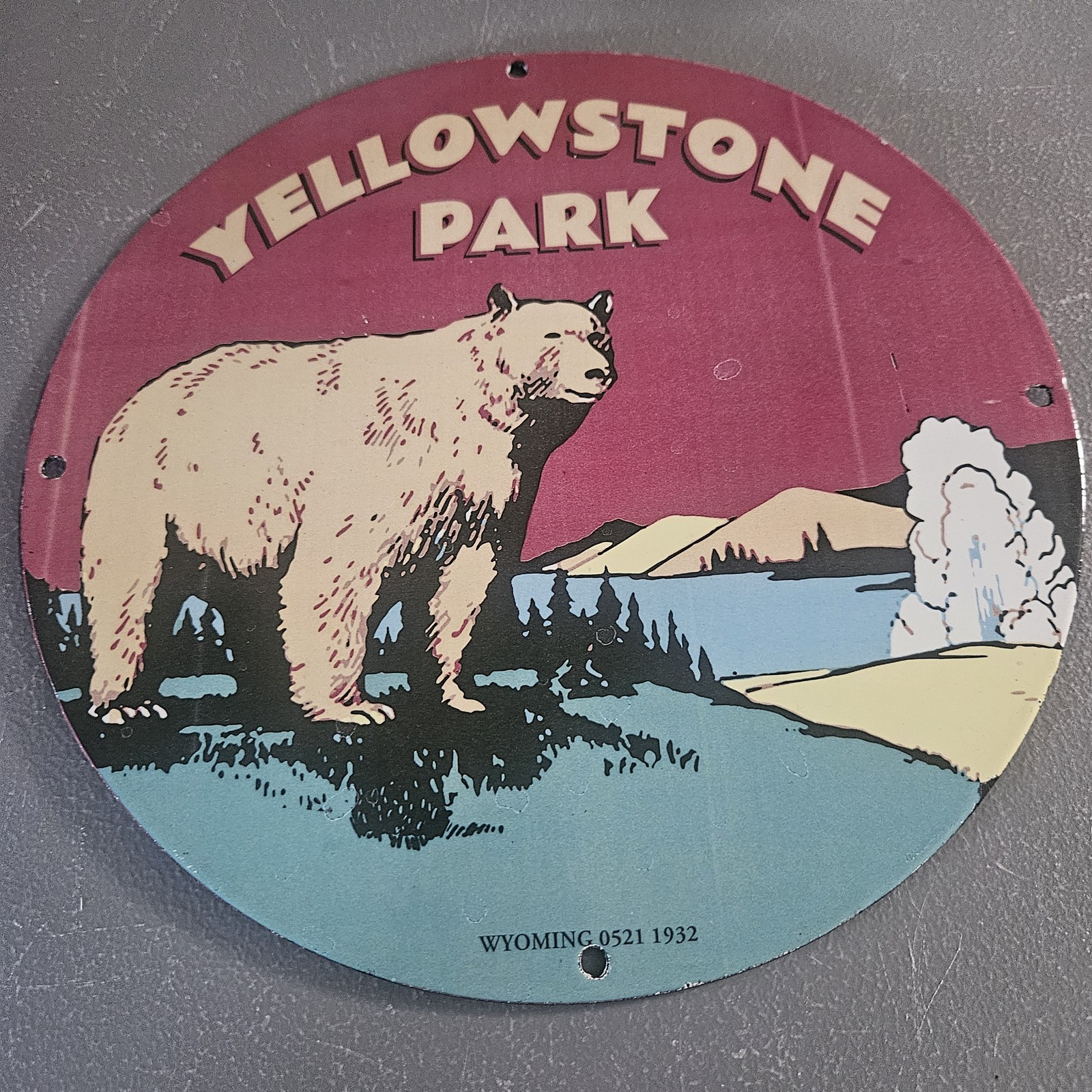 VINTAGE 1932 YELLOWSTONE PARK 12\