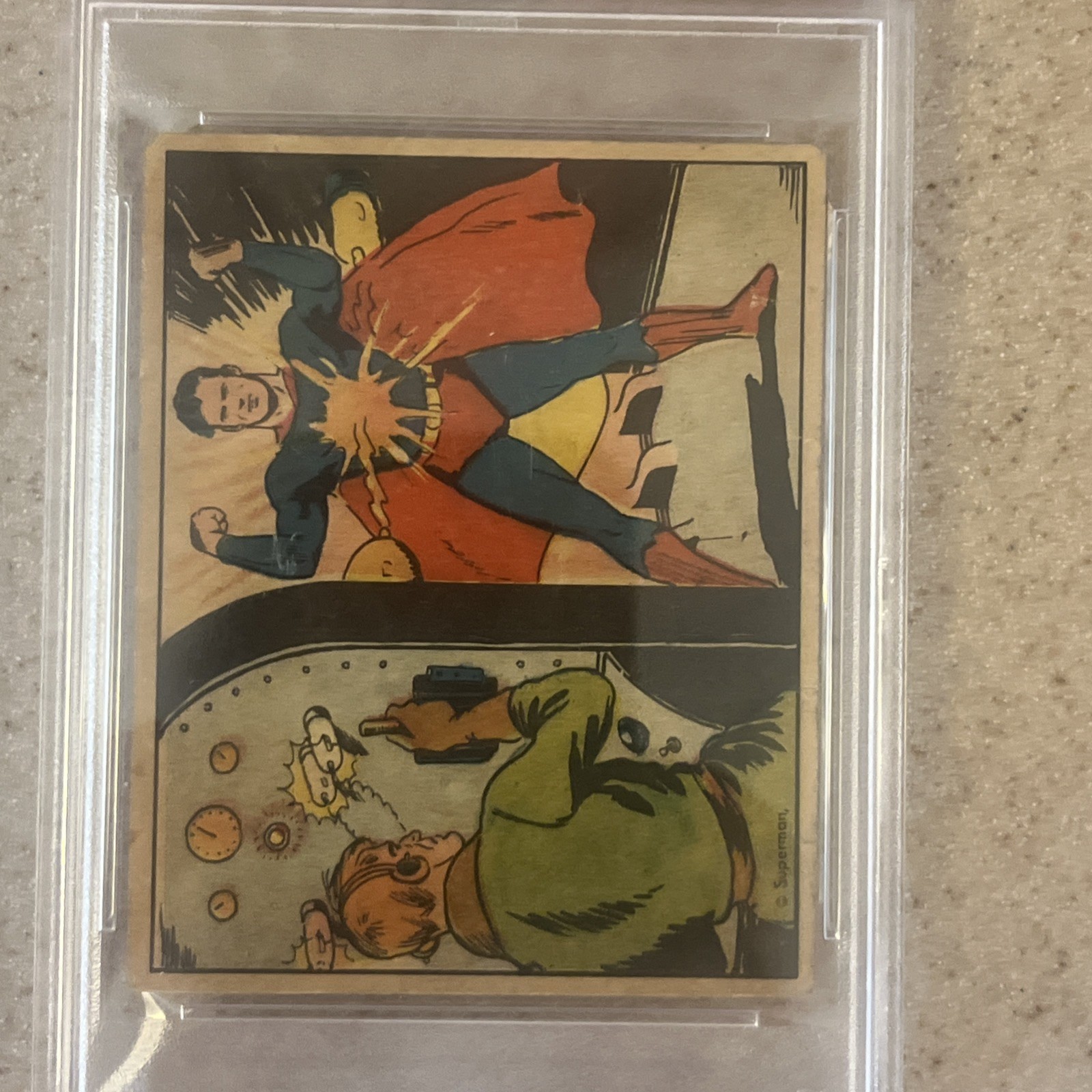 1940 Superman Gum R145 Lex Luthor Arch Enemy #12 RC 1st rc PSA 2 regrade?