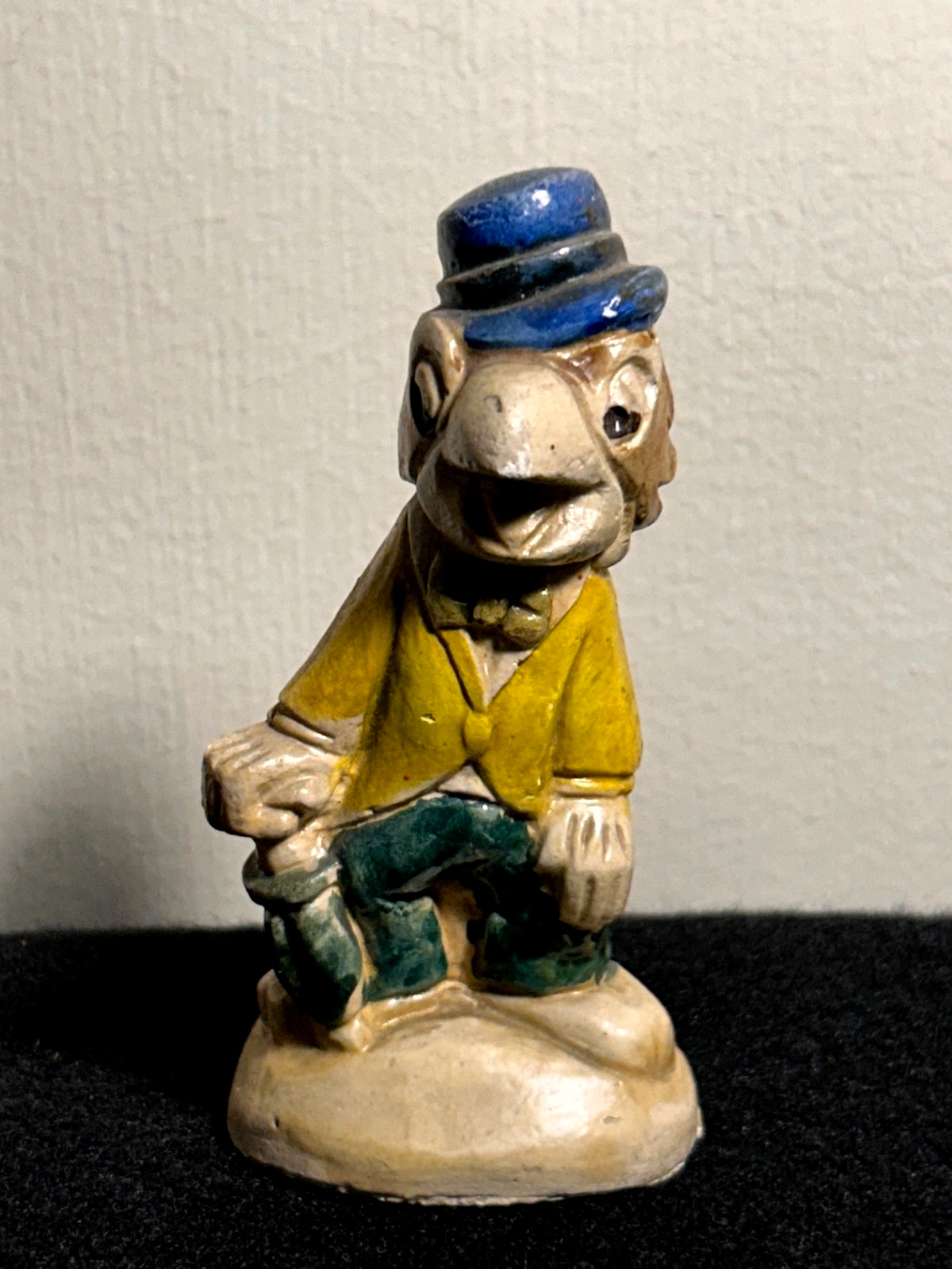 Rare Vintage 1940s José Carioca WALT DISNEY FIGURE - American Pottery
