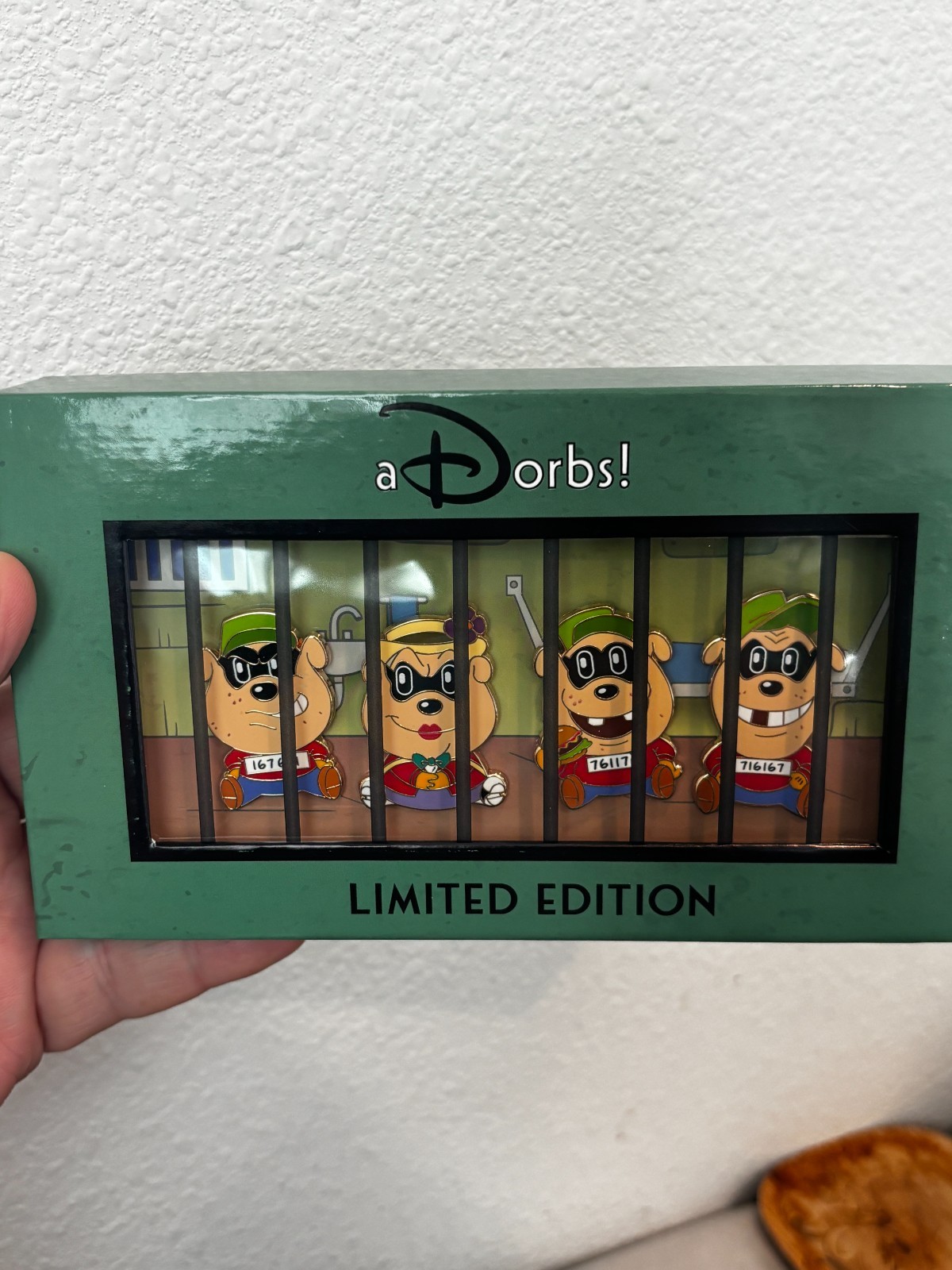 WDI Disney adorbs 4 Pin Boxed Set - Beagle Boys, DuckTales WDI Disney adorbs 4 Pin Boxed Set - Beagle Boys, DuckTales