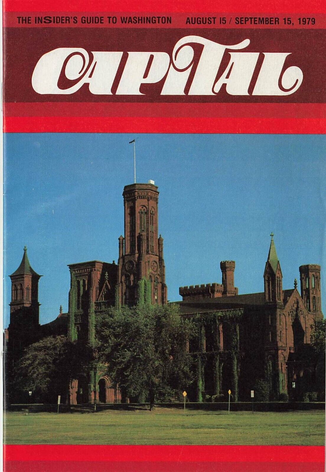 Capital Insiders Guide To Washington, DC Nightlife Aug Sept 1979