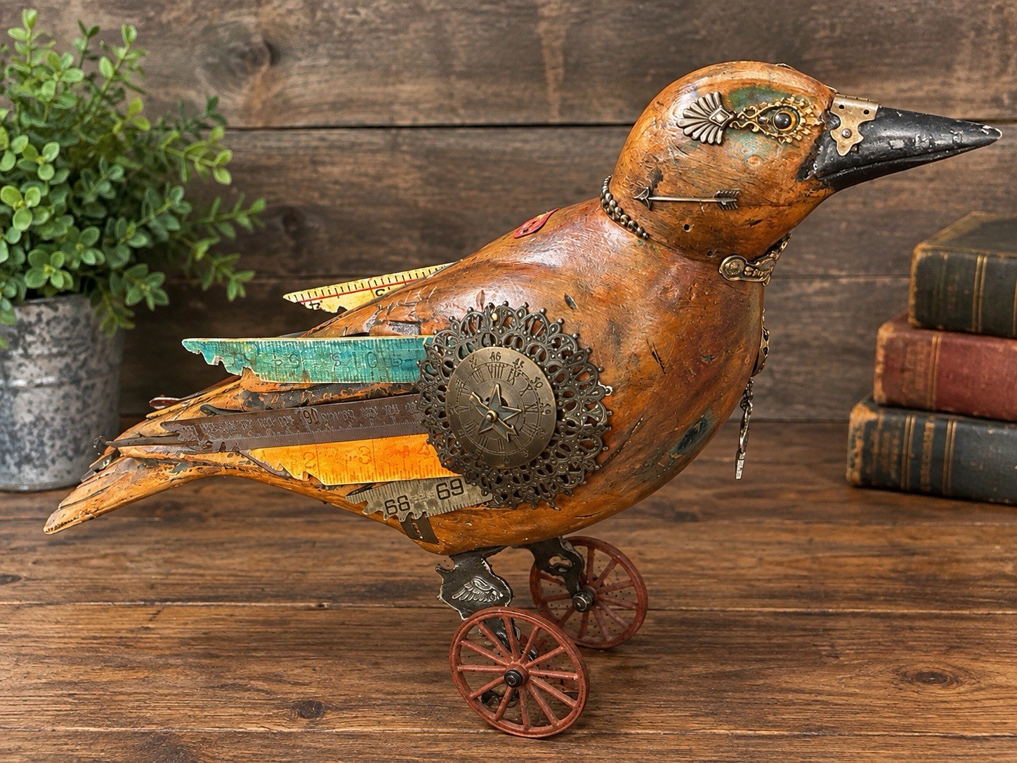 RARE Jim and Tori Mullan Mullanium Bird, Steampunk, Large Model RARE Jim and Tori Mullan Mullanium Bird, Steampunk, Large Model