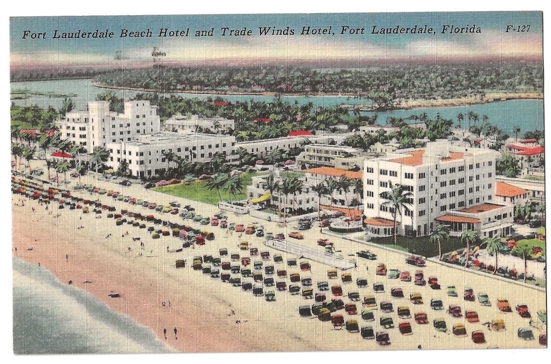 Fort Lauderdale Florida c1950\'s Lauderdale Beach Hotel, demolished in 2004