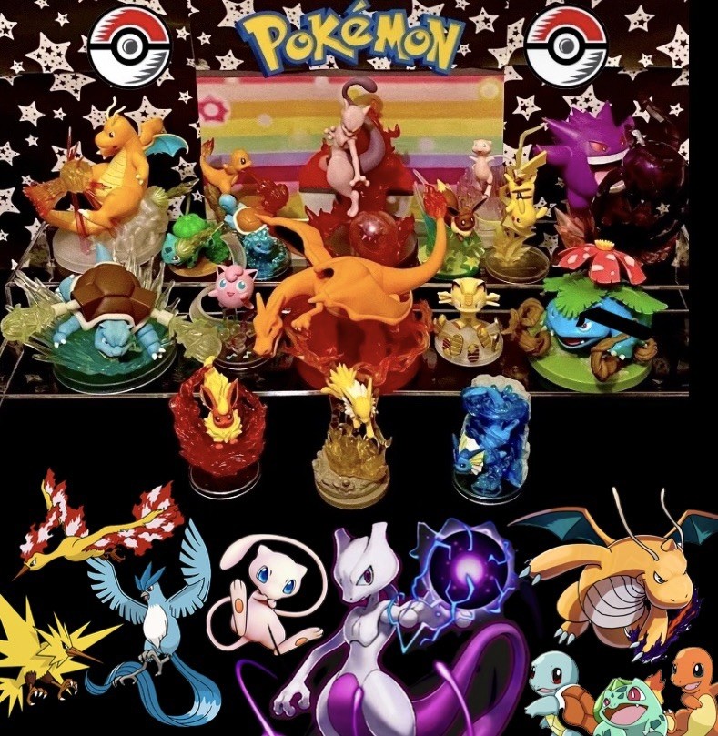 Pokémon Select DX Mewtwo Toy Figure Gengar Charizard Statue Pikachu Lot Eevee