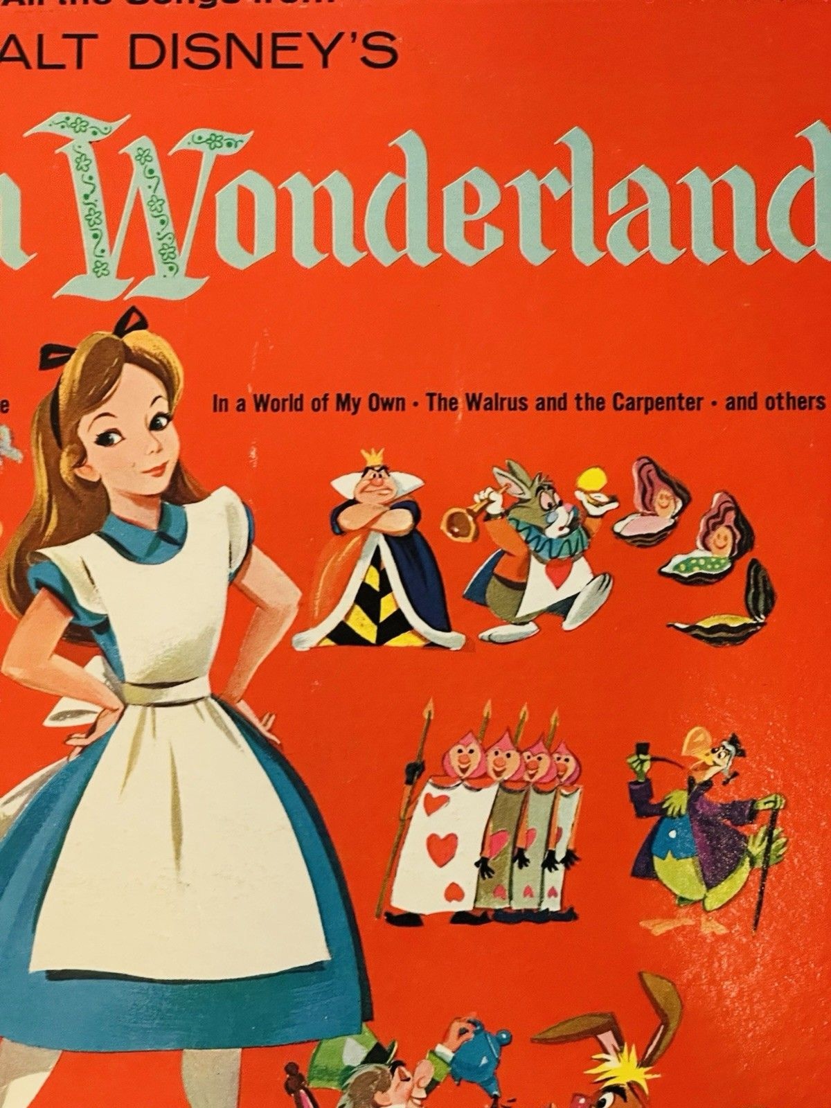 RARE ANTIQUE COLLECTIBLE-WALT DISNEY\'S “ALICE IN WONDERLAND” 1959 DQ1208