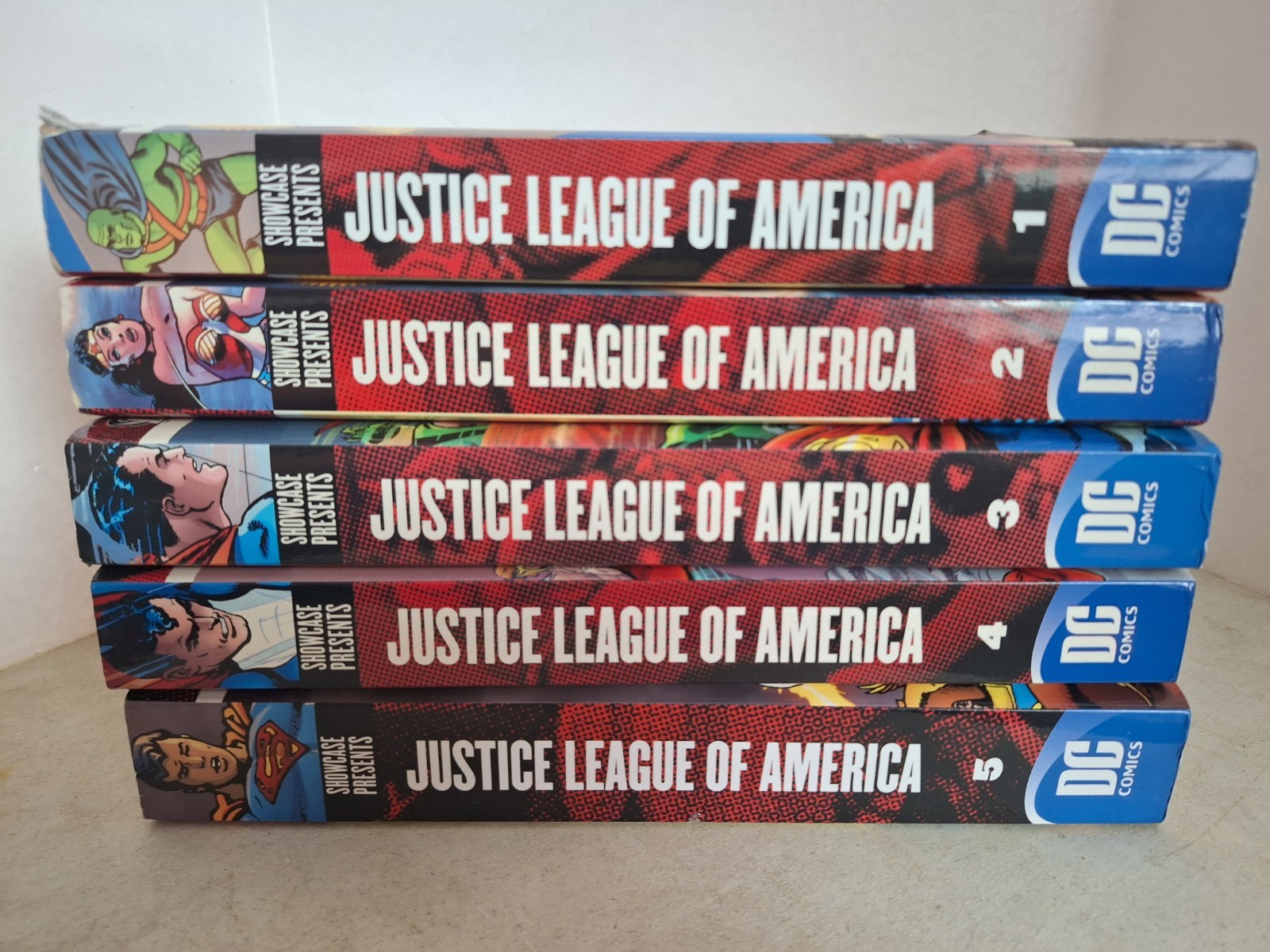 Showcase Presents Justice League of America Set #1-5 DC Comics